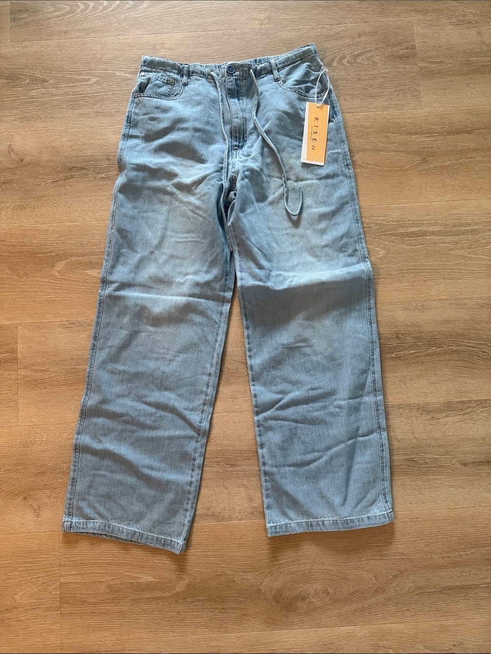 NWT Risen baggy jean drawstring